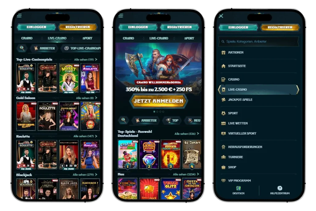 Ragnaro Casino Mobile Version